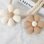 FloraMagnet: Magnetic Curtain Holders with Flower – Decorative & Practical in a Set of 2