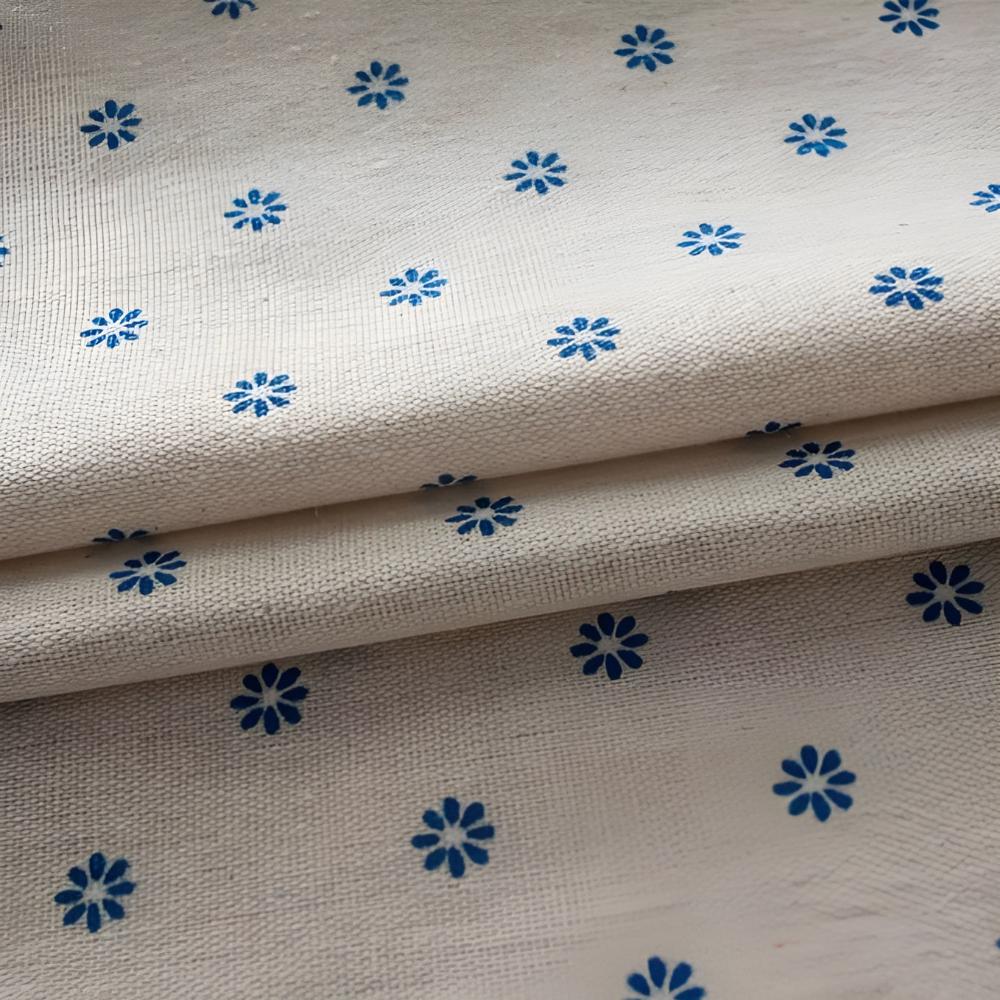 FloraRustikal: Curtain in Floral Design with Tassels – Cozy & Decorative for Living Room & Dining Room