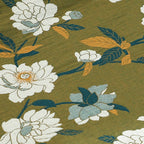 FloraWeave: Floral Reversible Blanket Made of Cotton – Stylish Comfort for Your Home