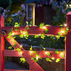 Floravine: Flower and Leaf String Lights – Romantic Decoration for Christmas & Weddings