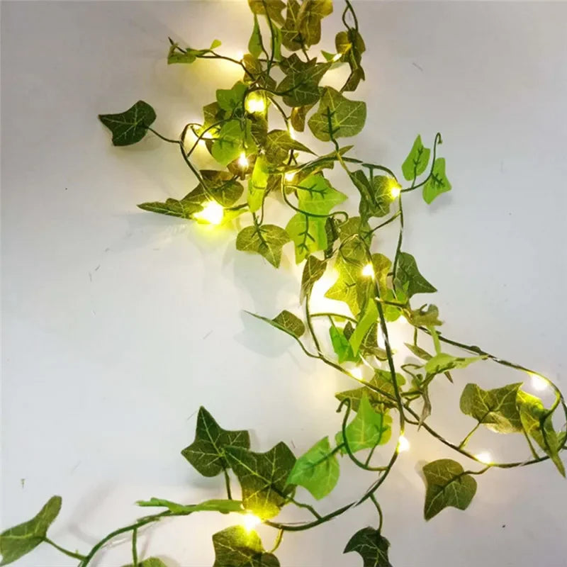 Floravine: Flower and Leaf String Lights – Romantic Decoration for Christmas & Weddings
