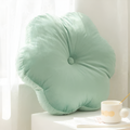 Cushion Velvet Flower Shaped Sponge Filled Throw Pillow