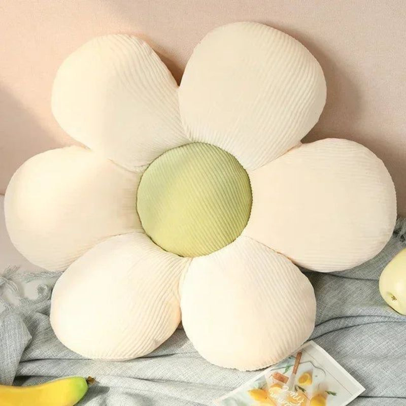 Flower Cushion Polyester Decorative Bloom Shape Pillow