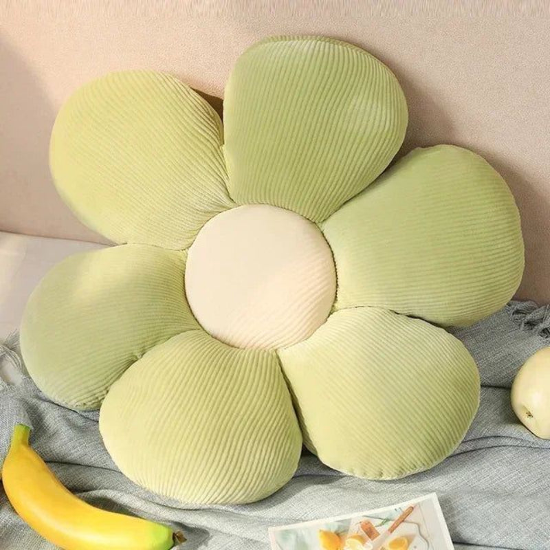 Flower Cushion Polyester Decorative Bloom Shape Pillow