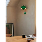 Twin-Dome Semi-Sphere Wall Lamp — 13 Dopamine Colors