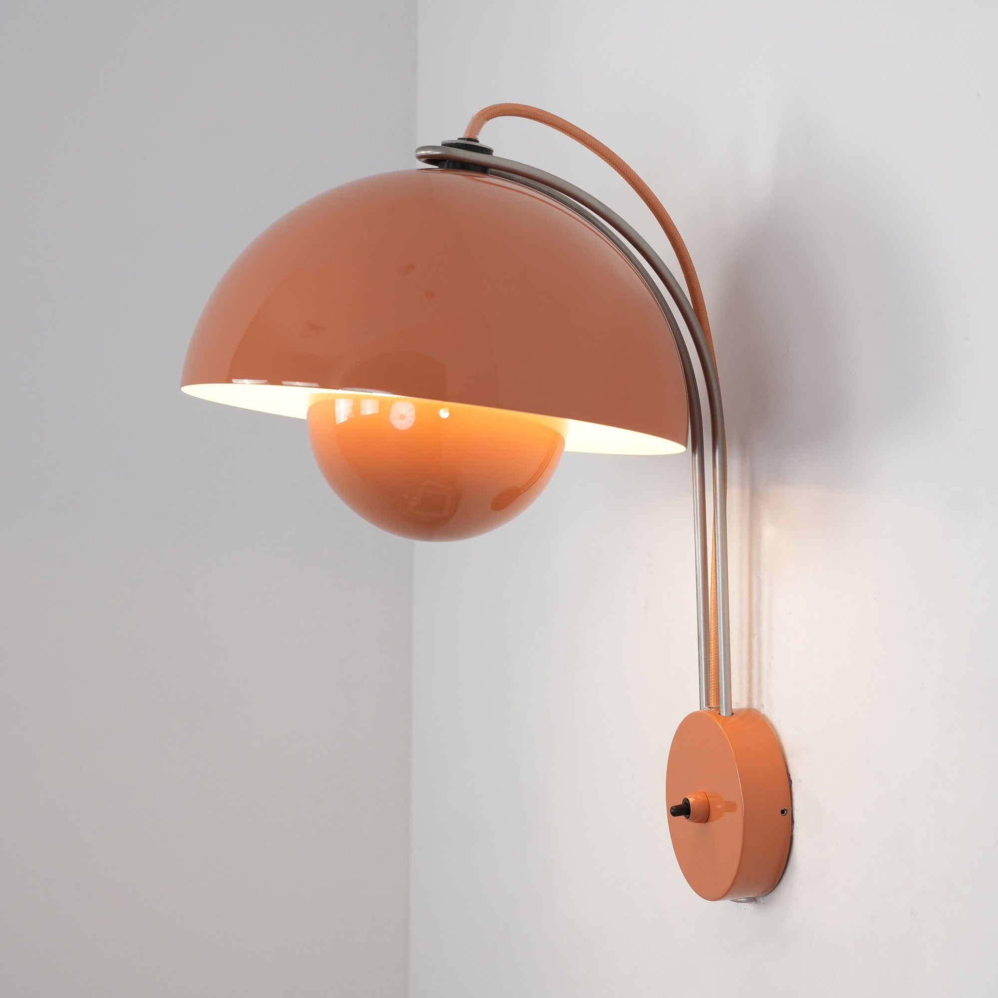 Twin-Dome Semi-Sphere Wall Lamp — 13 Dopamine Colors