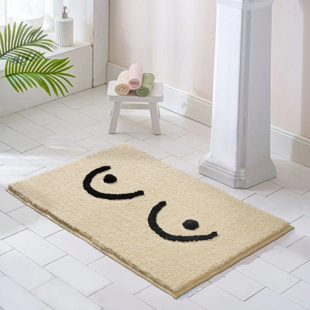 Bath Mat Soft Microfibre Machine Washable Floor Mat