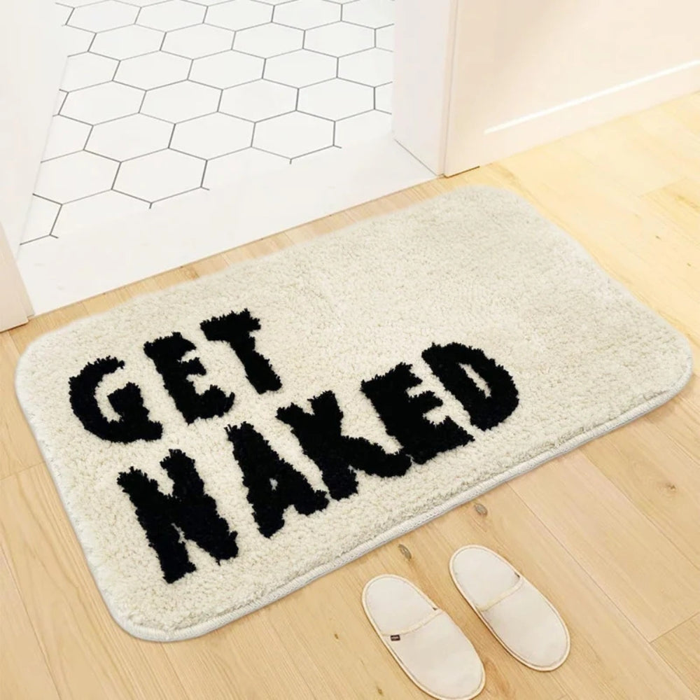 Bath Mat Soft Microfibre Machine Washable Floor Mat