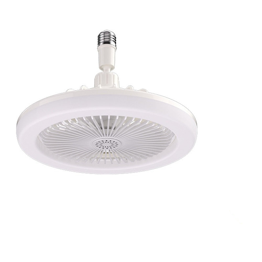 Ceiling Fan Light Flush Mount LED Dimmable Remote Control E27