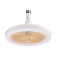 Ceiling Fan Light Flush Mount LED Dimmable Remote Control E27