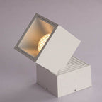 Adjustable Cube LED Ceiling Light, Semi-Flush Mount, Dimmable, Aluminum