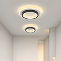 Ceiling Light Round Acrylic Built In LED Warm White Indoor Fixture