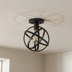 Flush Mount Ceiling Light Round Hardwired E27 Indoor Lighting Fixture
