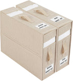 Foldable Bed Sheet Organizer Fabric Linen Storage Box