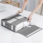 Foldable Bed Sheet Organizer Fabric Linen Storage Box