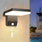 LED Outdoor Wall Light, 18W, Motion Sensor, IP65 Waterproof