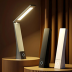 Table Lamp Foldable LED 6W Touch Control Aluminum Plastic 35 cm Black White