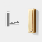 Folding Wall Hook Metal Wall Mounted Foldable Hinge Space Saving Design