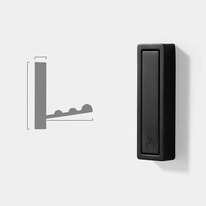 Folding Wall Hook Metal Wall Mounted Foldable Hinge Space Saving Design