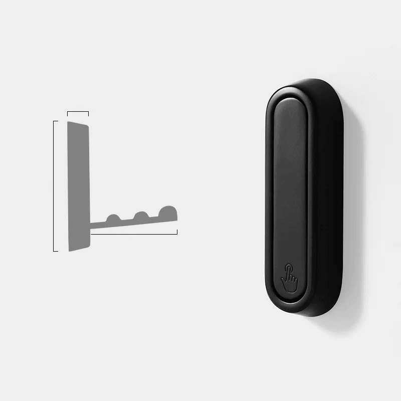Folding Wall Hook Metal Wall Mounted Foldable Hinge Space Saving Design