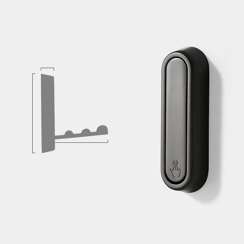 Folding Wall Hook Metal Wall Mounted Foldable Hinge Space Saving Design