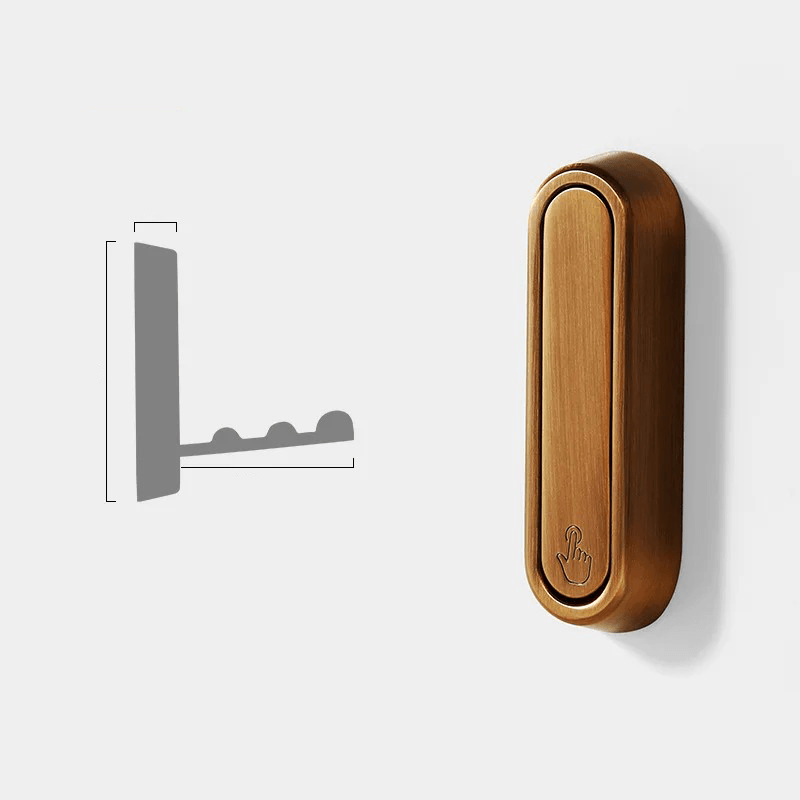 Folding Wall Hook Metal Wall Mounted Foldable Hinge Space Saving Design