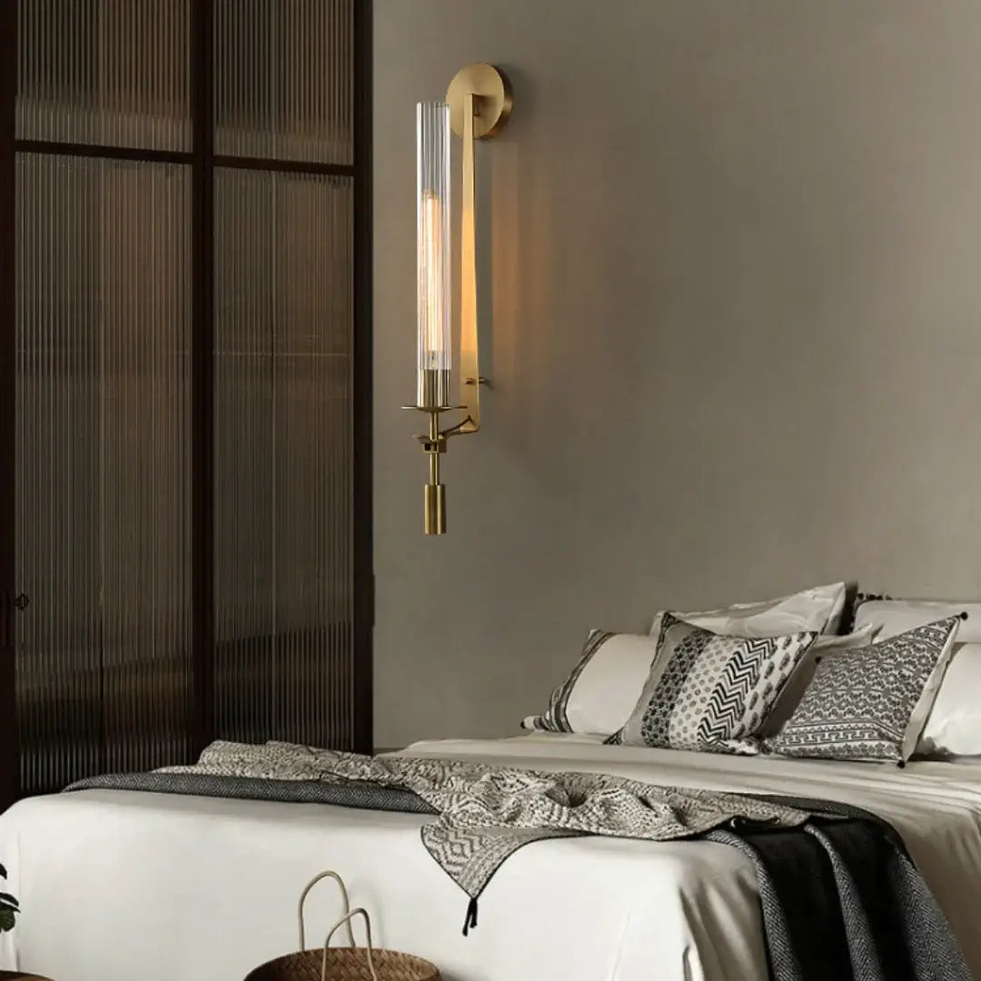 Vionna - Old-fashioned Glass Wall Lamp