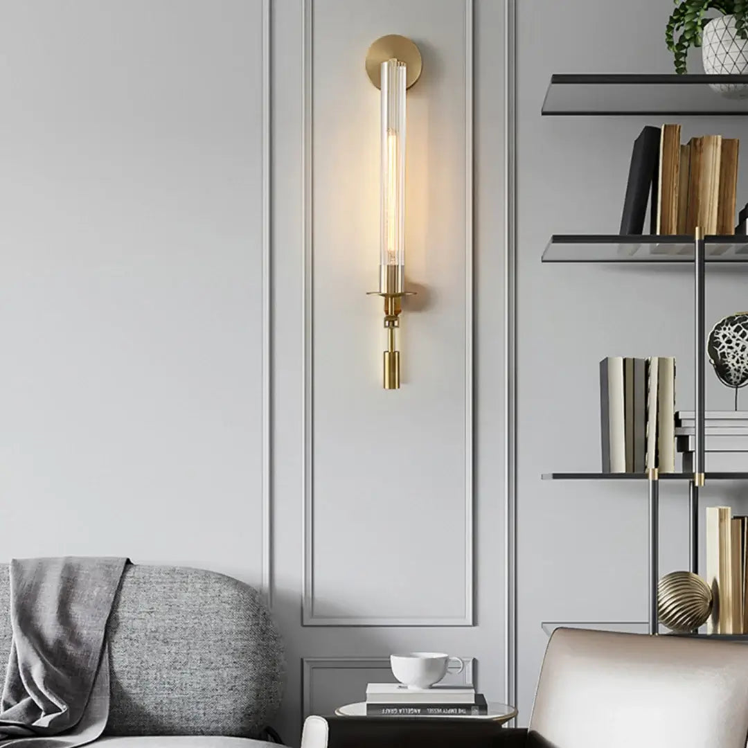 Vionna - Old-fashioned Glass Wall Lamp
