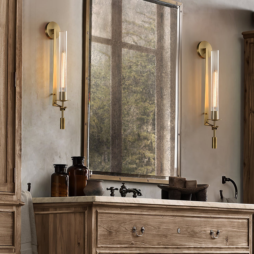 Vionna - Old-fashioned Glass Wall Lamp