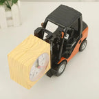 Forklift Alarm Clock, Quartz Movement, Analog Display, Battery Operated