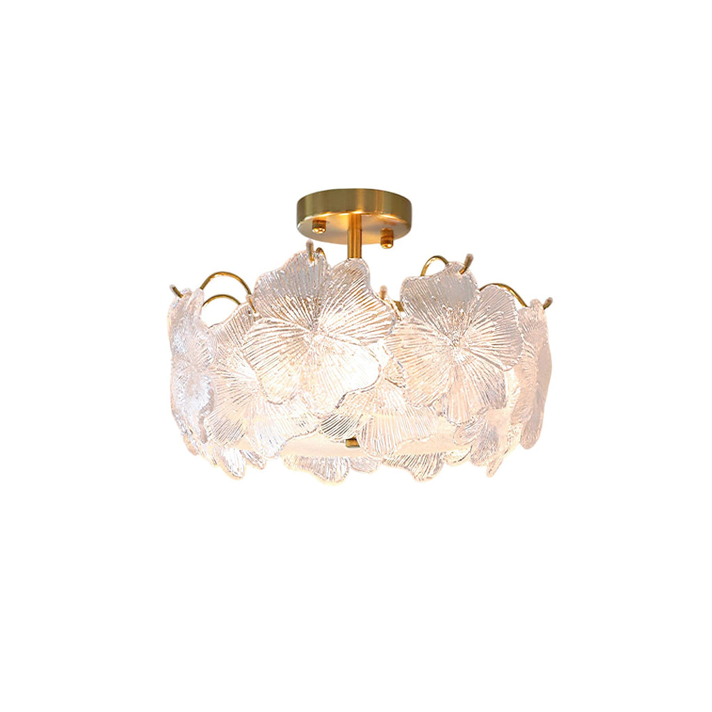 Four-Leaf Clover Glass Ceiling Light