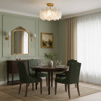 Four-Leaf Clover Glass Ceiling Light