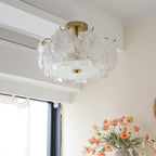 Four-Leaf Clover Glass Ceiling Light