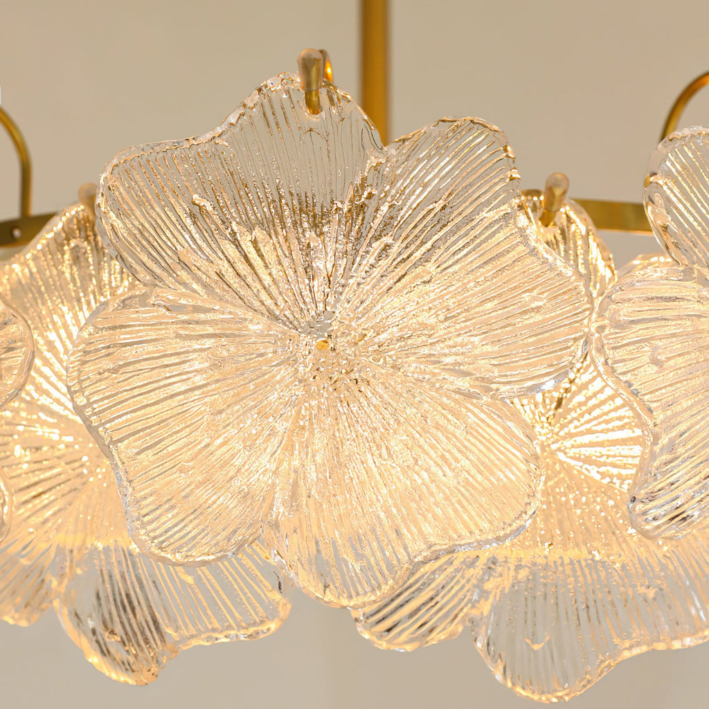 Four-Leaf Clover Glass Ceiling Light