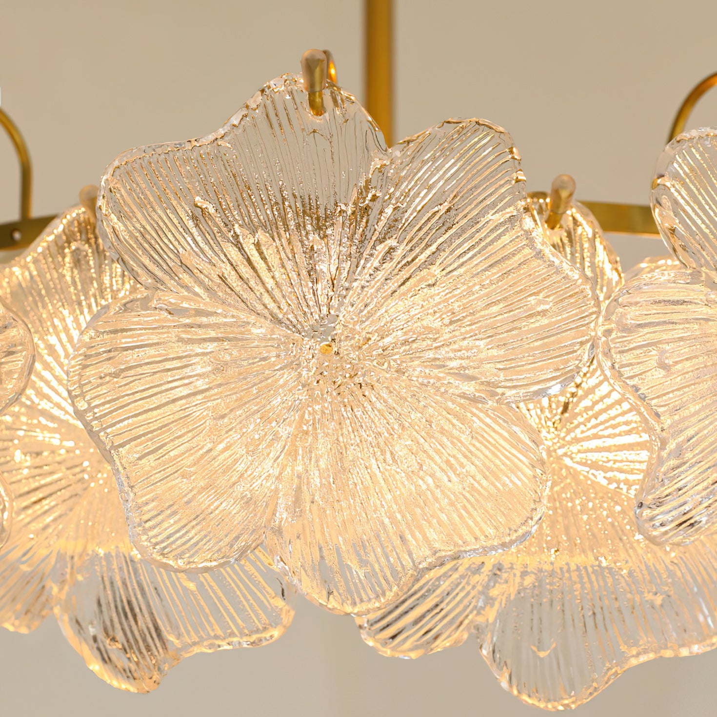 Four-Leaf Clover Glass Ceiling Light