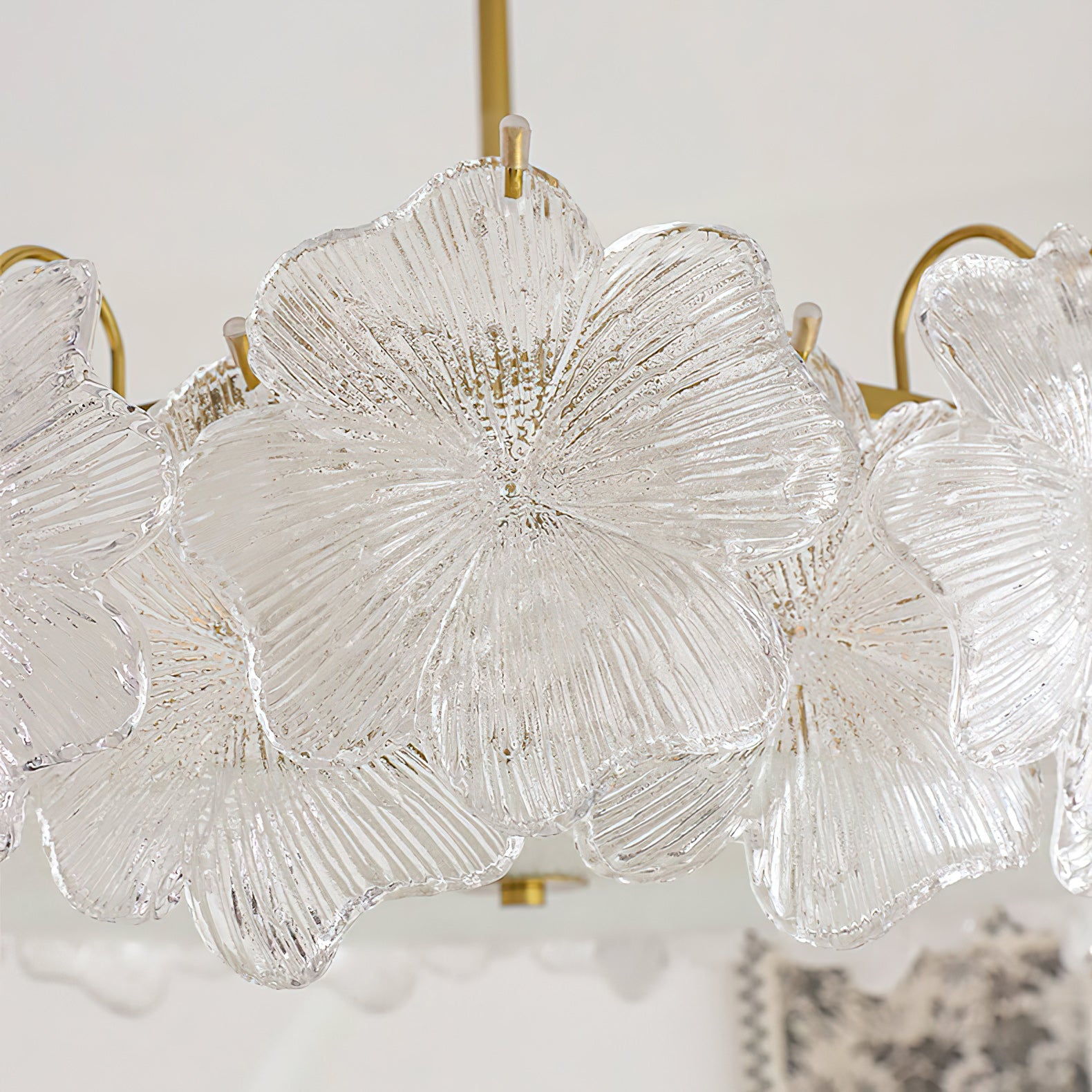 Four-Leaf Clover Glass Ceiling Light