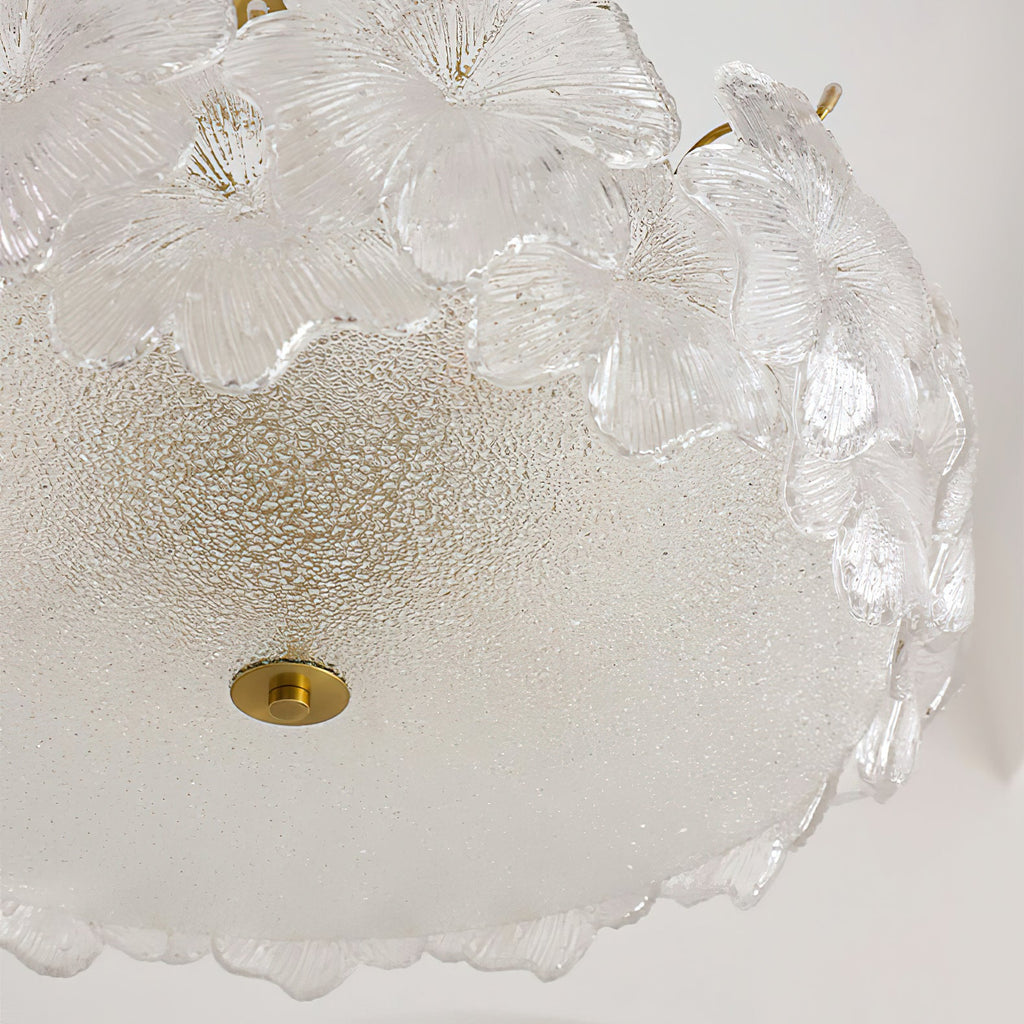 Four-Leaf Clover Glass Ceiling Light