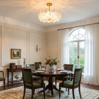 Four-Leaf Clover Glass Ceiling Light