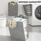 FreiRaum: Collapsible Laundry Basket – Wall-mounted, Durable & Space-saving for Laundry & Towels