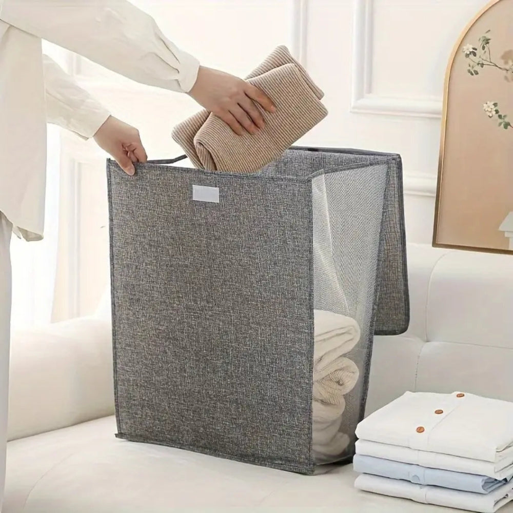 FreiRaum: Collapsible Laundry Basket – Wall-mounted, Durable & Space-saving for Laundry & Towels