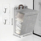 FreiRaum: Collapsible Laundry Basket – Wall-mounted, Durable & Space-saving for Laundry & Towels