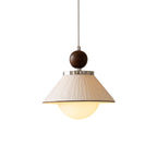 Freja Pleated Ceramic Pendant Light