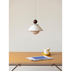 Freja Pleated Ceramic Pendant Light