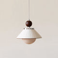 Freja Pleated Ceramic Pendant Light