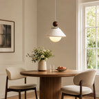 Freja Pleated Ceramic Pendant Light