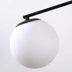 Fulesi Mid-Century Black 6-Light Chandelier
