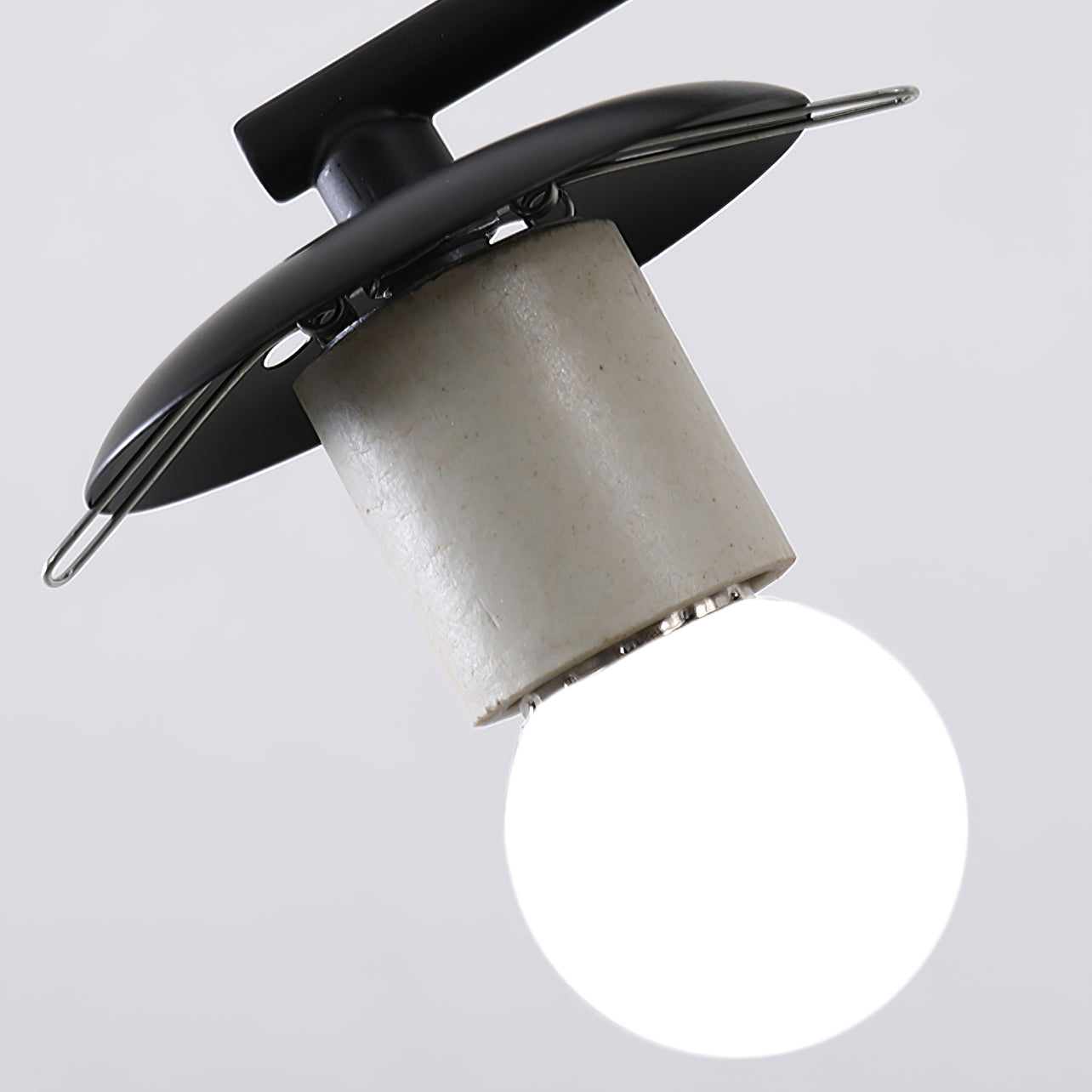 Fulesi Mid-Century Black 6-Light Chandelier