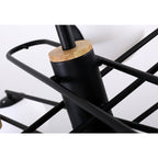 Fulesi Mid-Century Black 6-Light Chandelier