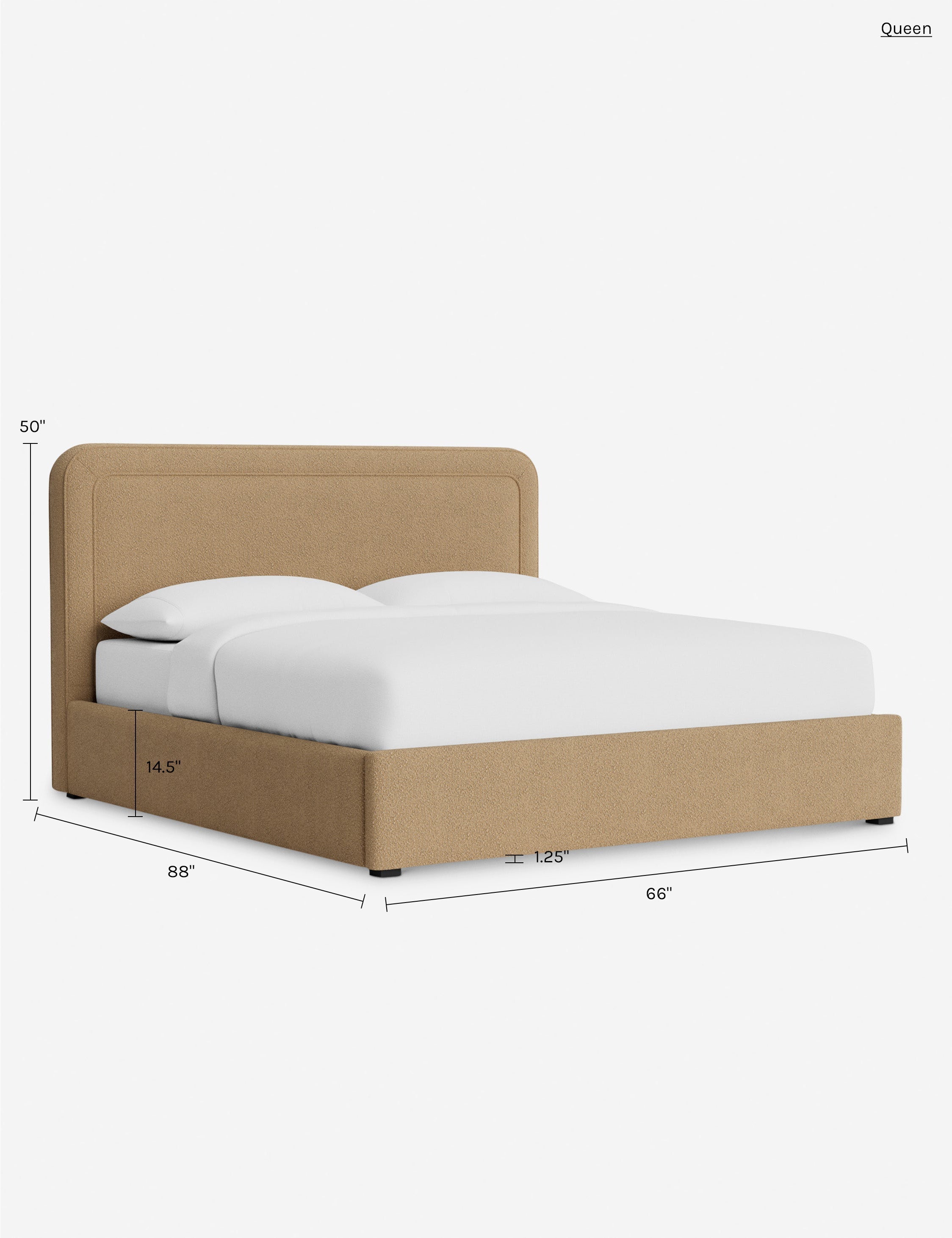 Sierra Storage Bed | Upholstered Frame, Built-In Storage