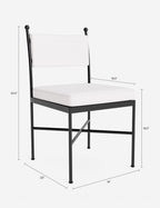 Luna Outdoor Dining Chair | Custom Cushions for Personalized Comfort
